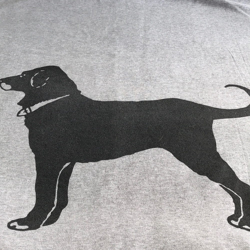Black Dog Sweatshirt blanket / throw